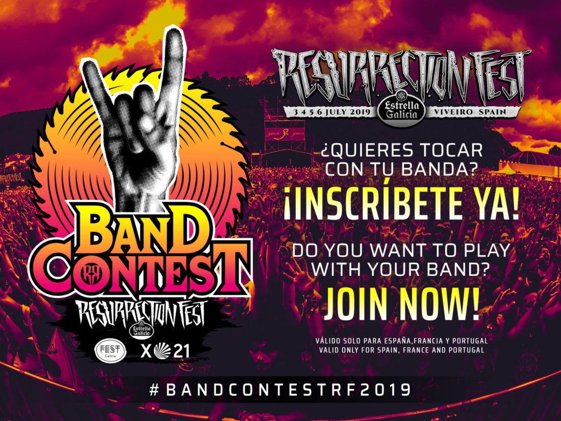 Do you want to play at Resurrection Fest Estrella Galicia 2019? Thanks to Fest Galicia, our Band Contest is back!