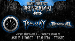 Ash Is A Robot, Trallery y Teksuo, ganadores del Band Contest Resurrection Fest Estrella Galicia 2014