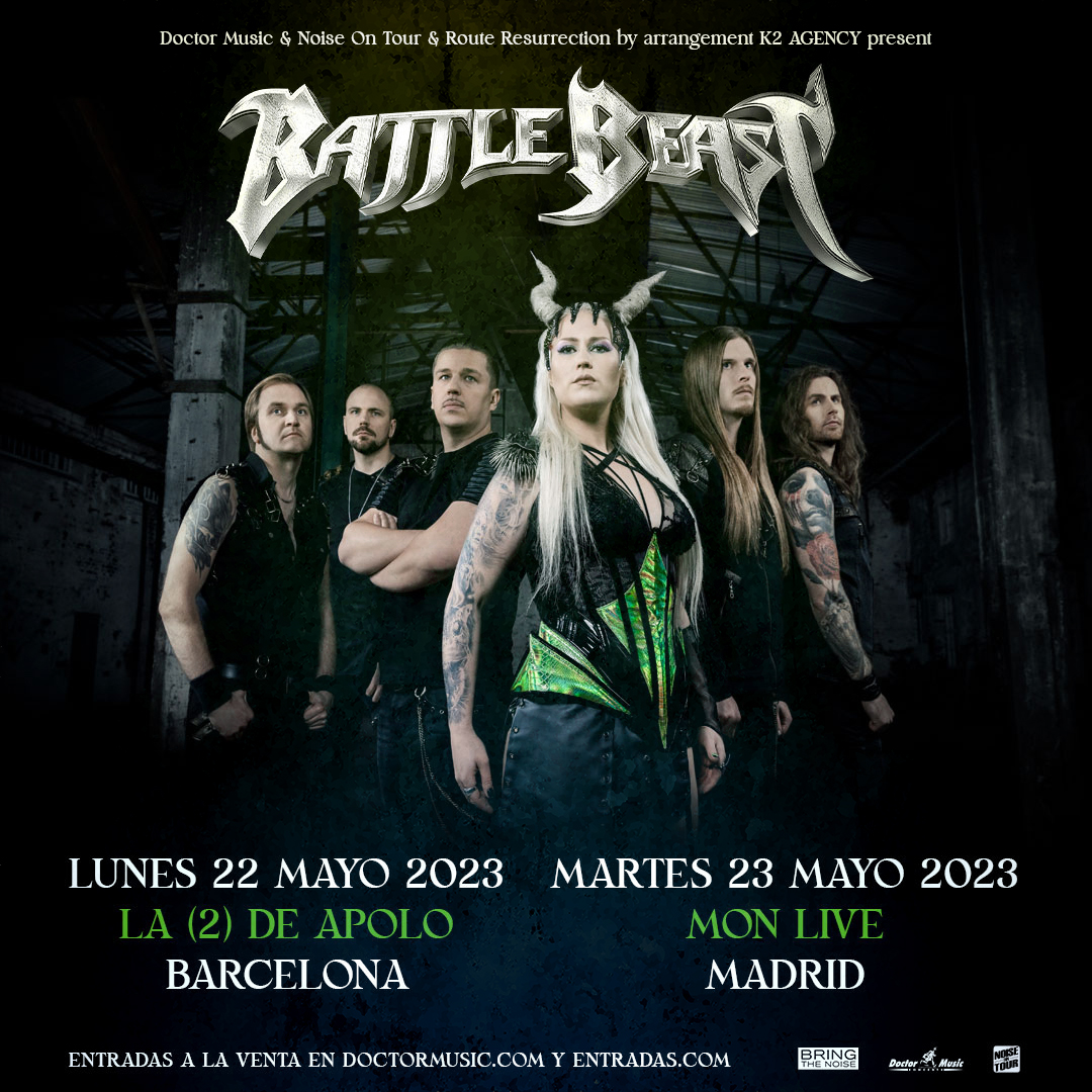 Nueva gira Route Resurrection: Battle Beast vuelven a España este año