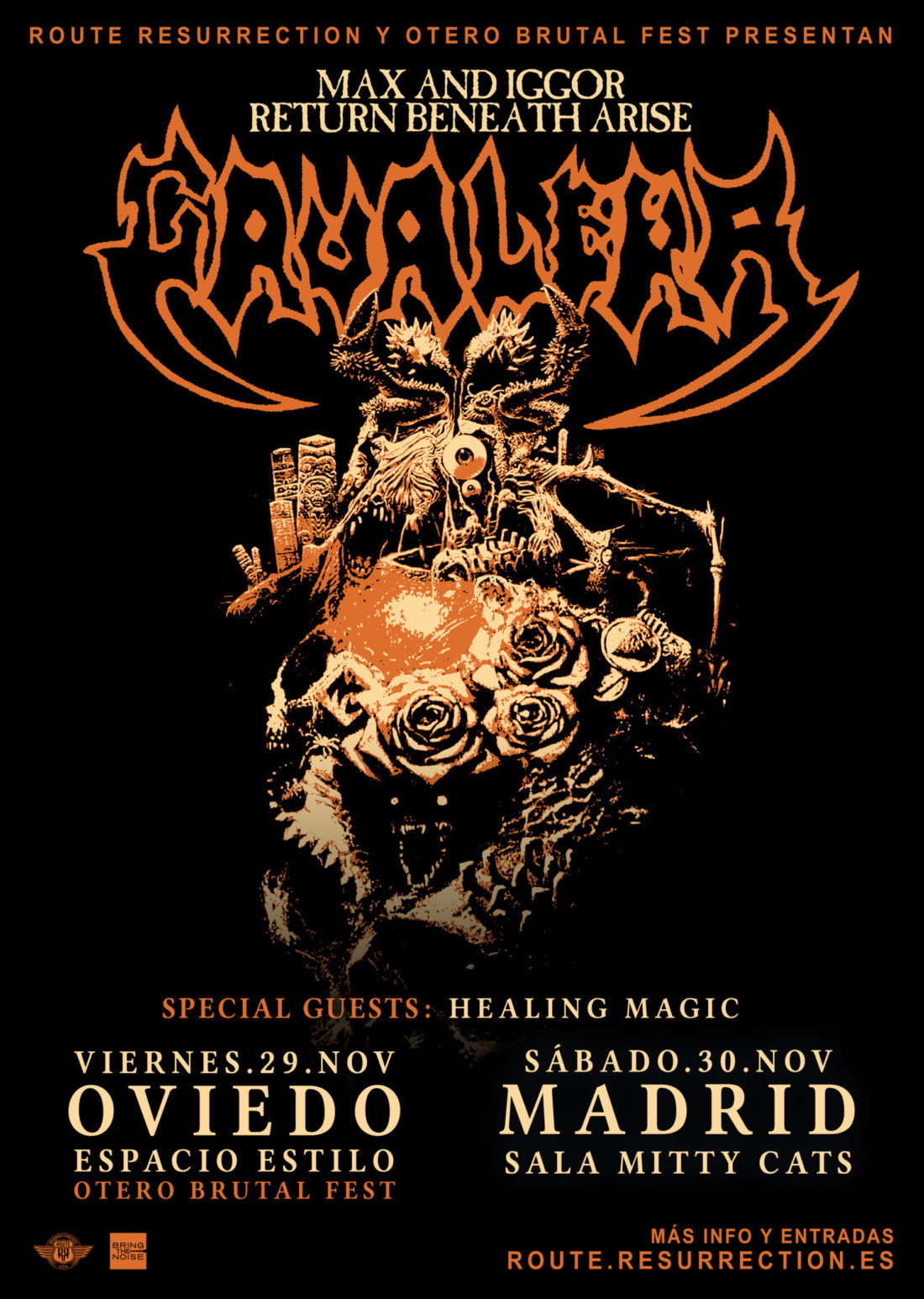 Nueva gira Route Resurrection: Max & Iggor Cavalera presentan «Return Beneath Arise»