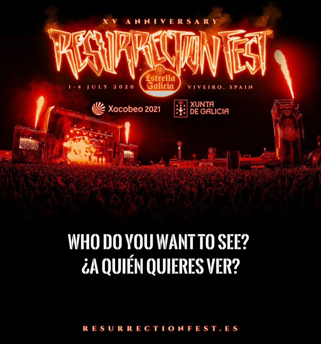 ¡Encuesta de bandas para el Resurrection Fest Estrella Galicia 2020!