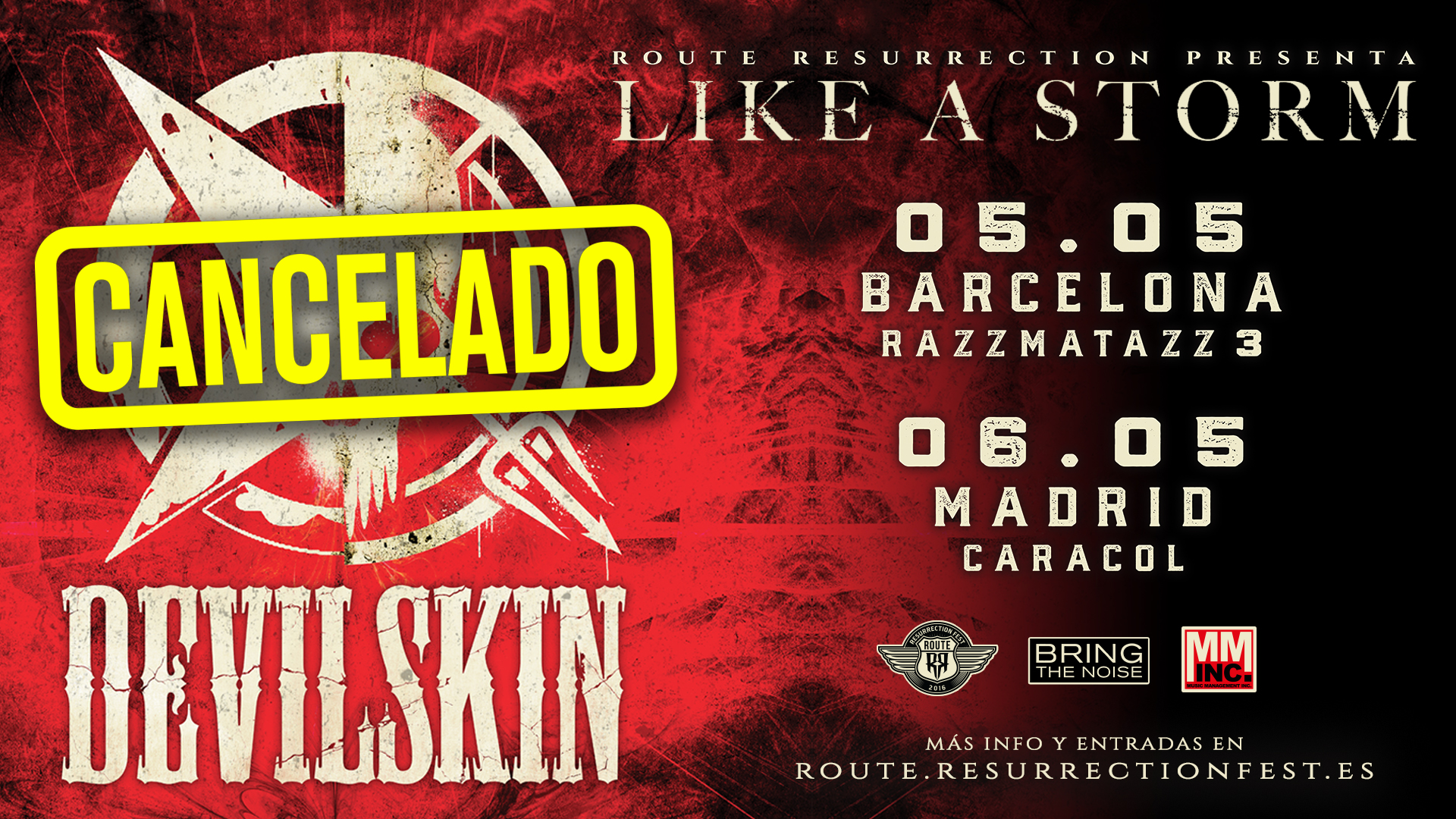 Route Resurrection Fest 2020 - Like a Storm - Devilskin - Event