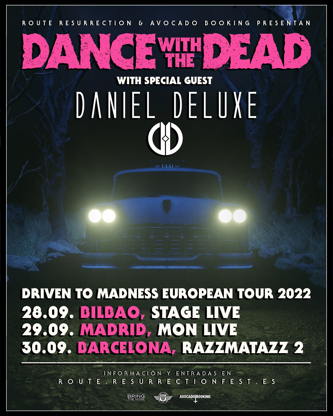 Nueva gira Route Resurrection: Dance With The Dead visitarán España por primera vez