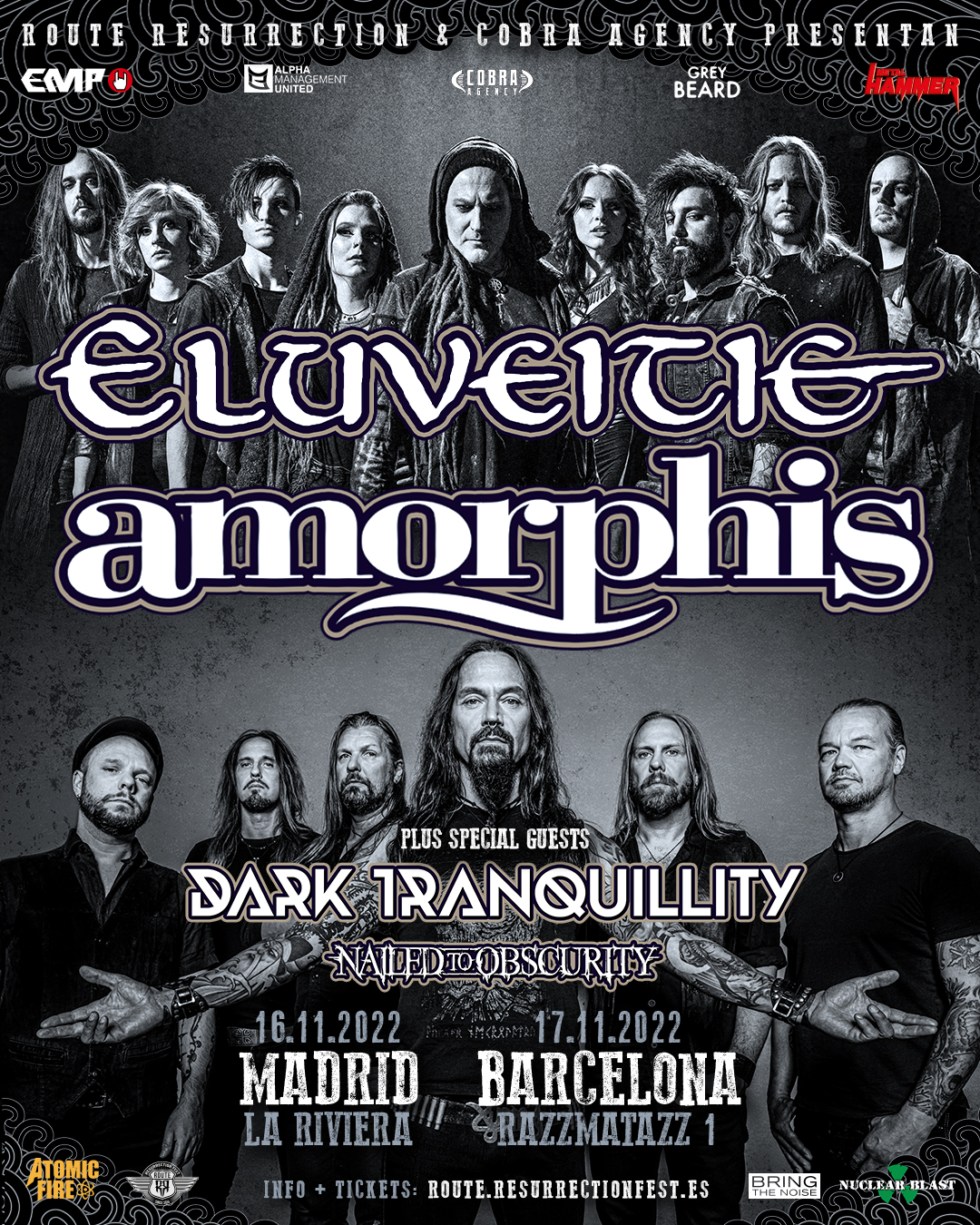Eluveitie + Amorphis
