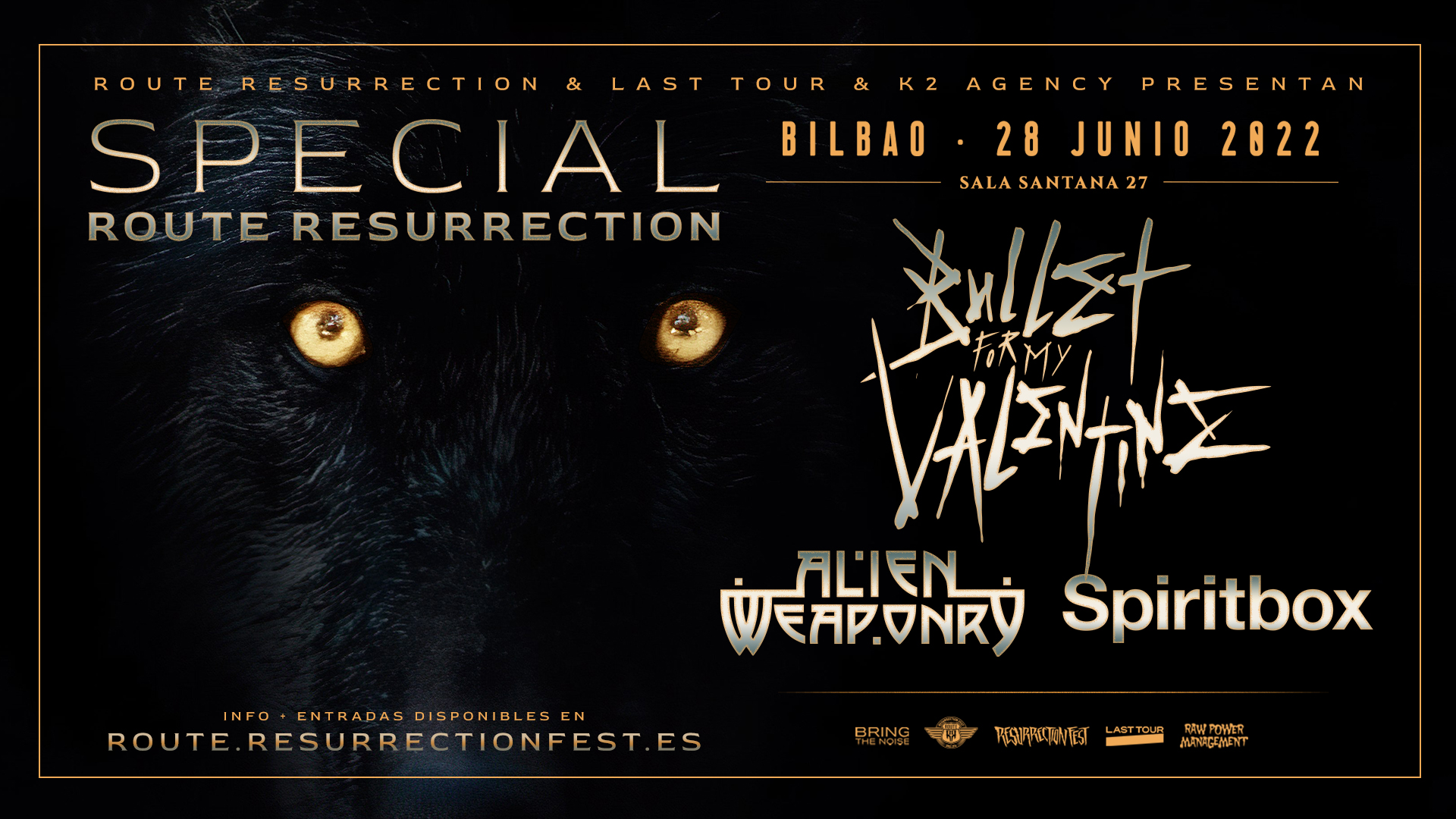 Route Resurrection Fest 2022 - Bullet For My Valentine - Event