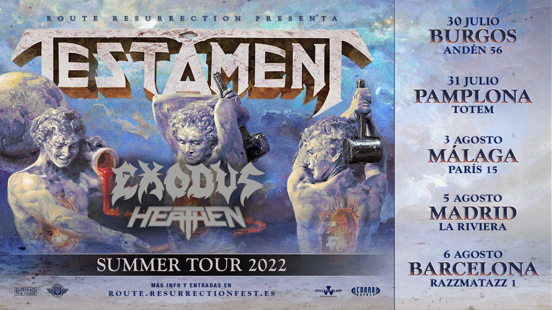 Route Resurrection Fest 2020 - Testament - Event