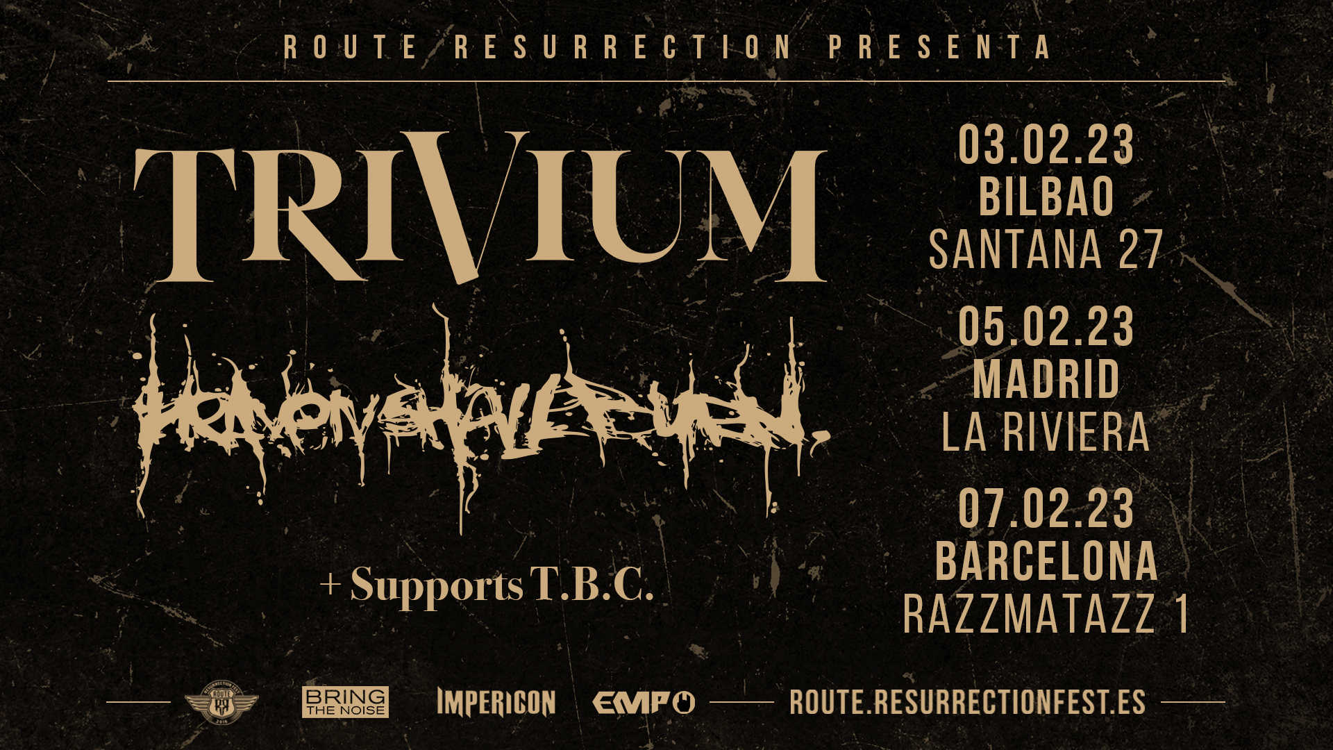 Route Resurrection Fest 2023 - Trivium - Heaven Shall Burn- Event