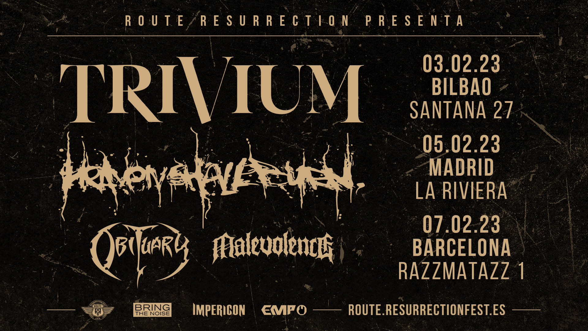 Route Resurrection Fest 2023 - Trivium - Heaven Shall Burn- Event