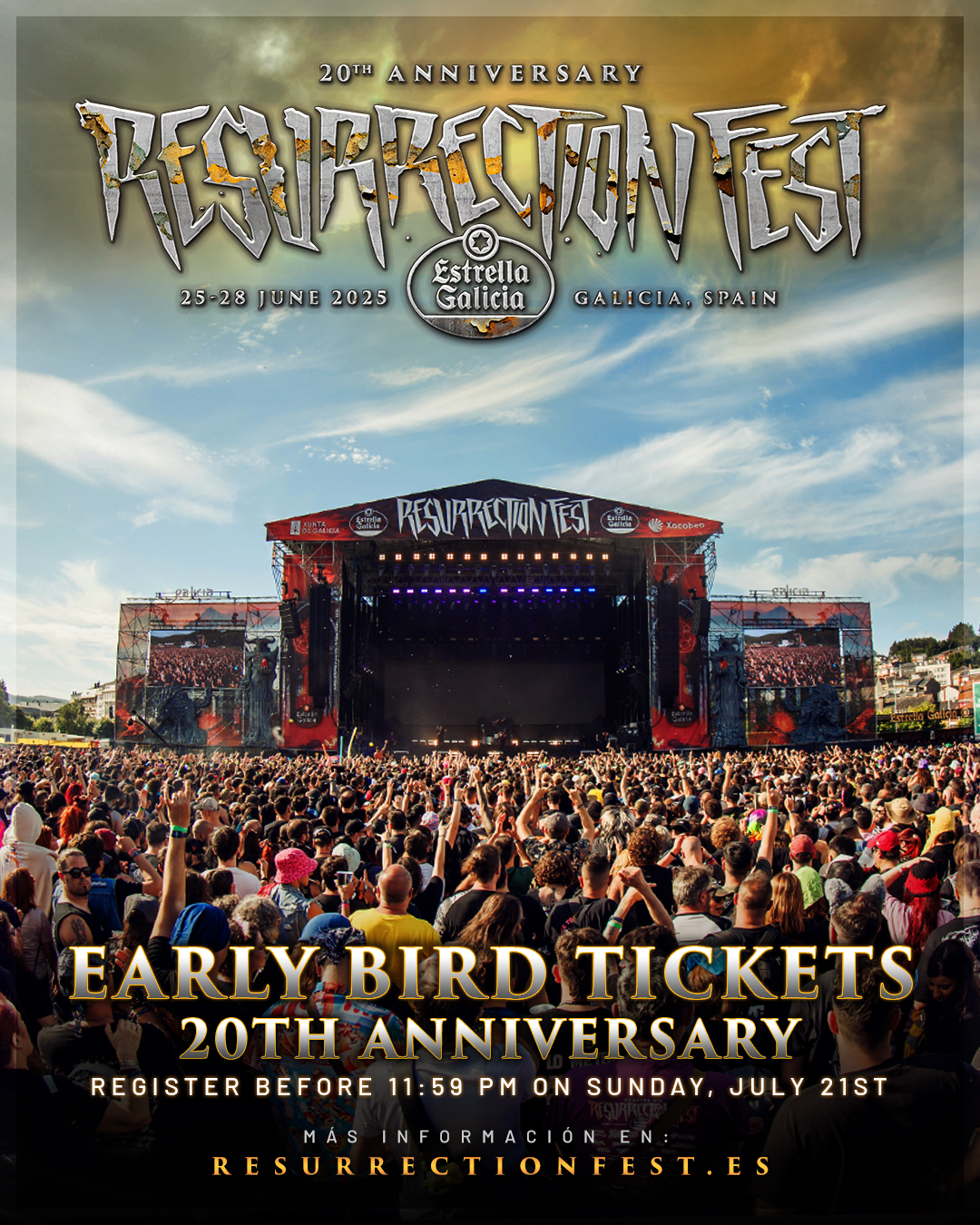 Resurrection Fest EG 2025 Early Bird tickets Resurrection Fest Estrella Galicia