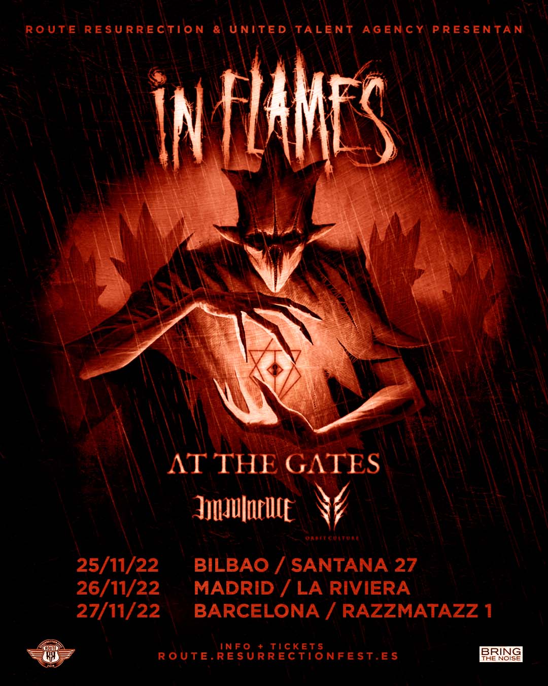 Nueva gira Route Resurrection: In Flames regresan por todo lo alto con At The Gates, Imminence y Orbit Culture thumbnail