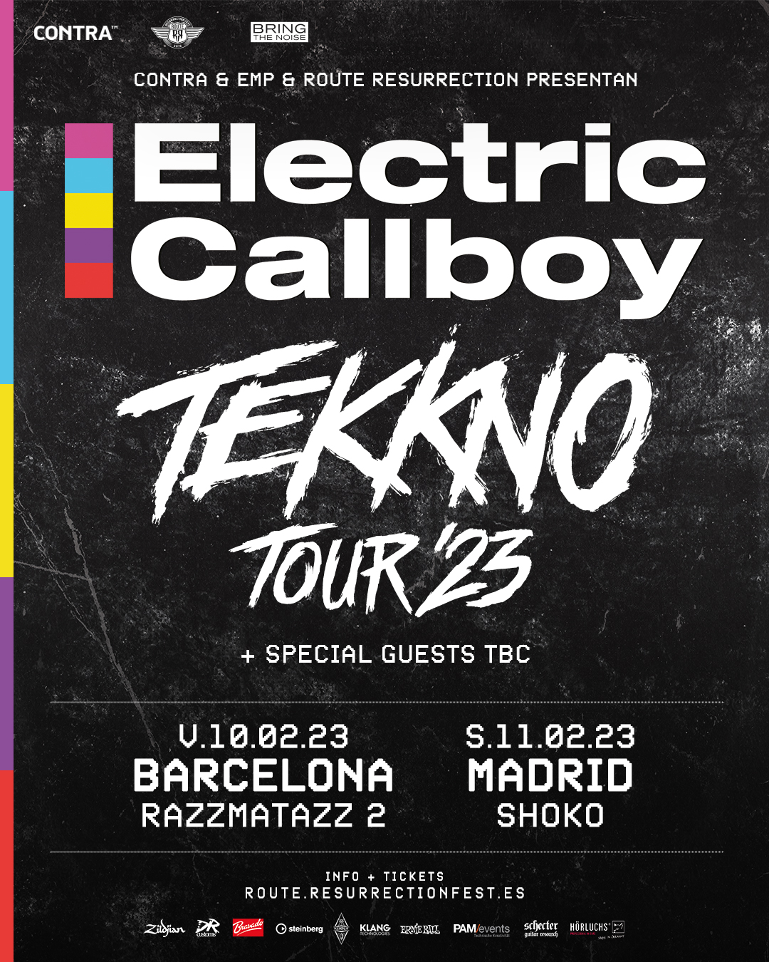 Nueva gira Route Resurrection: Electric Callboy por fin se traen su fiesta a España