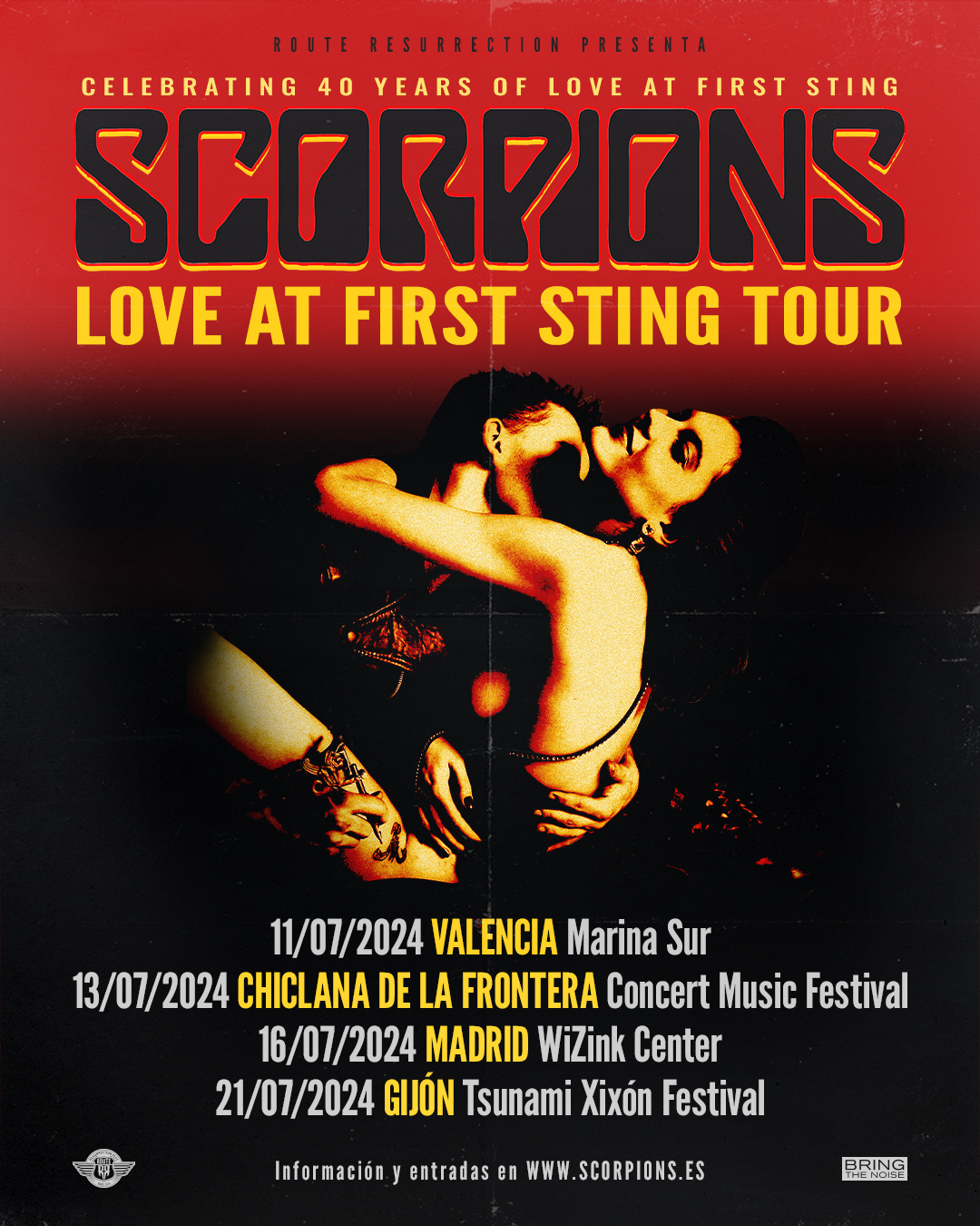 Scorpions: Celebrating 40 years of Love at First Sting Tour