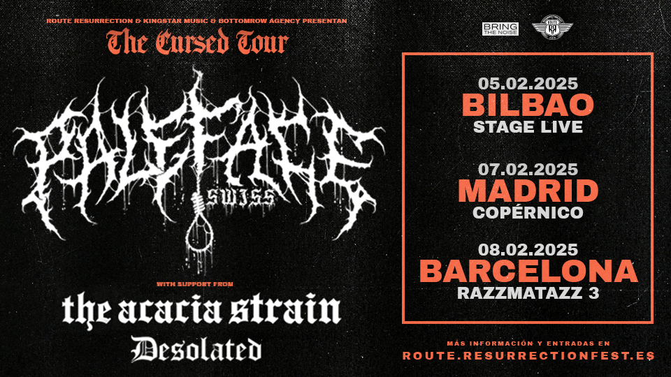 Route Resurrection Fest 2025 - PALEFACE SWISS - Event