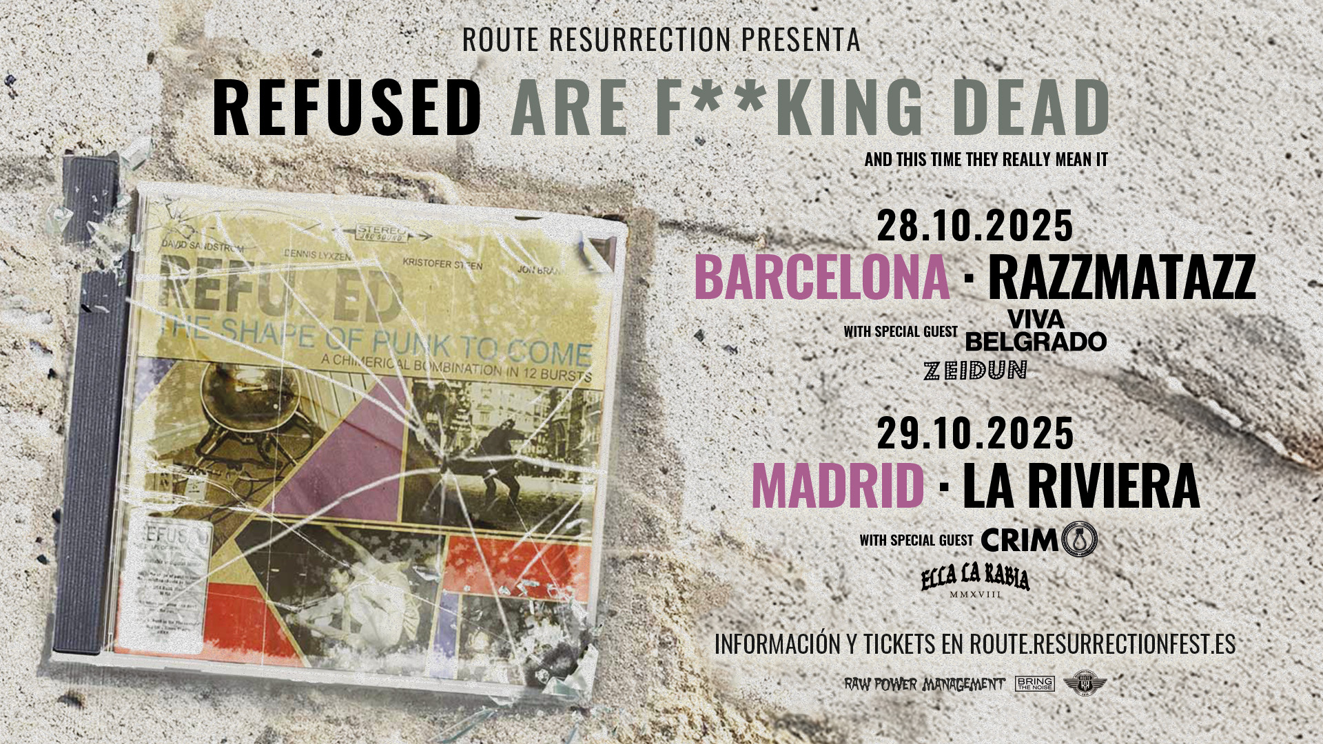 Route Resurrection Fest 2025 - Refused - Event