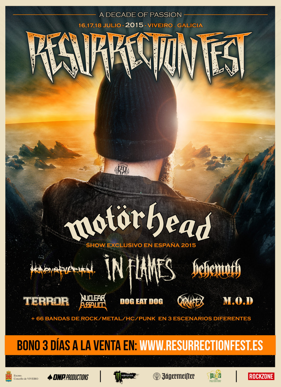 Primeras bandas del Resurrection Fest 2015: Motörhead, In Flames y muchos más