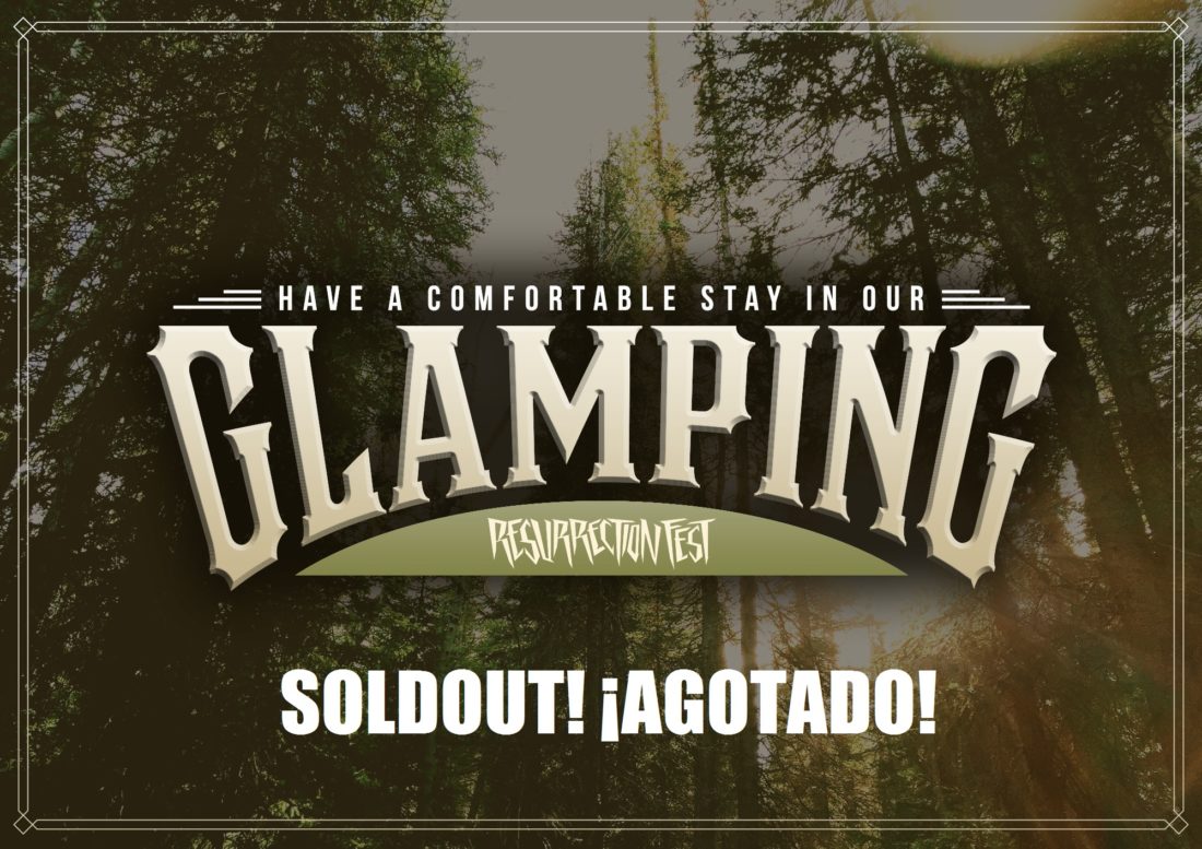 Glamping for Resurrection Fest 2016 sold-out