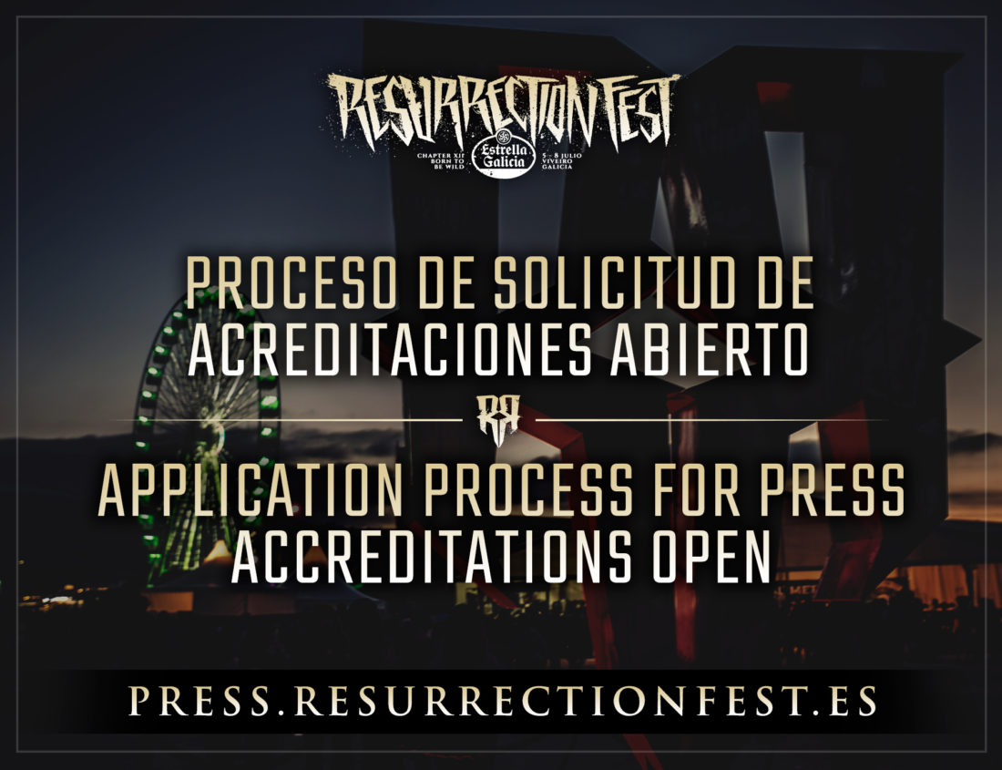 Press accreditations for Resurrection Fest Estrella Galicia 2017 available