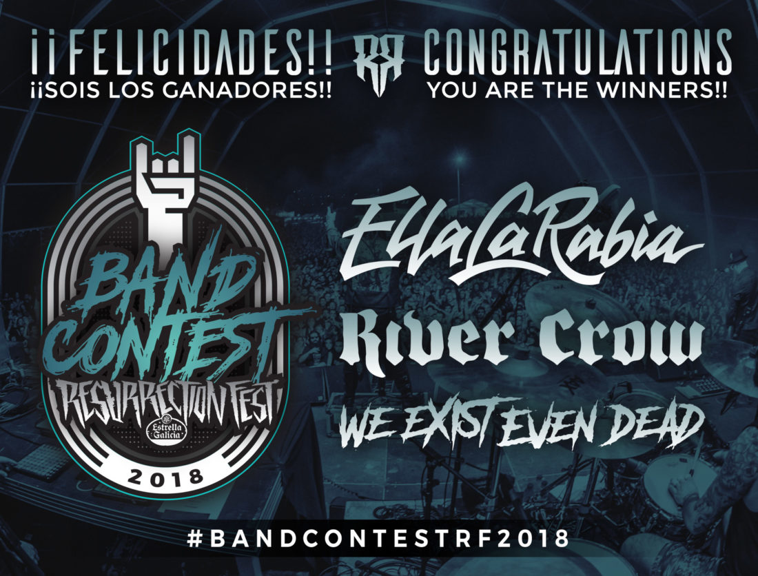Resurrection Fest Estrella Galicia Band Contest 2018: ganadores