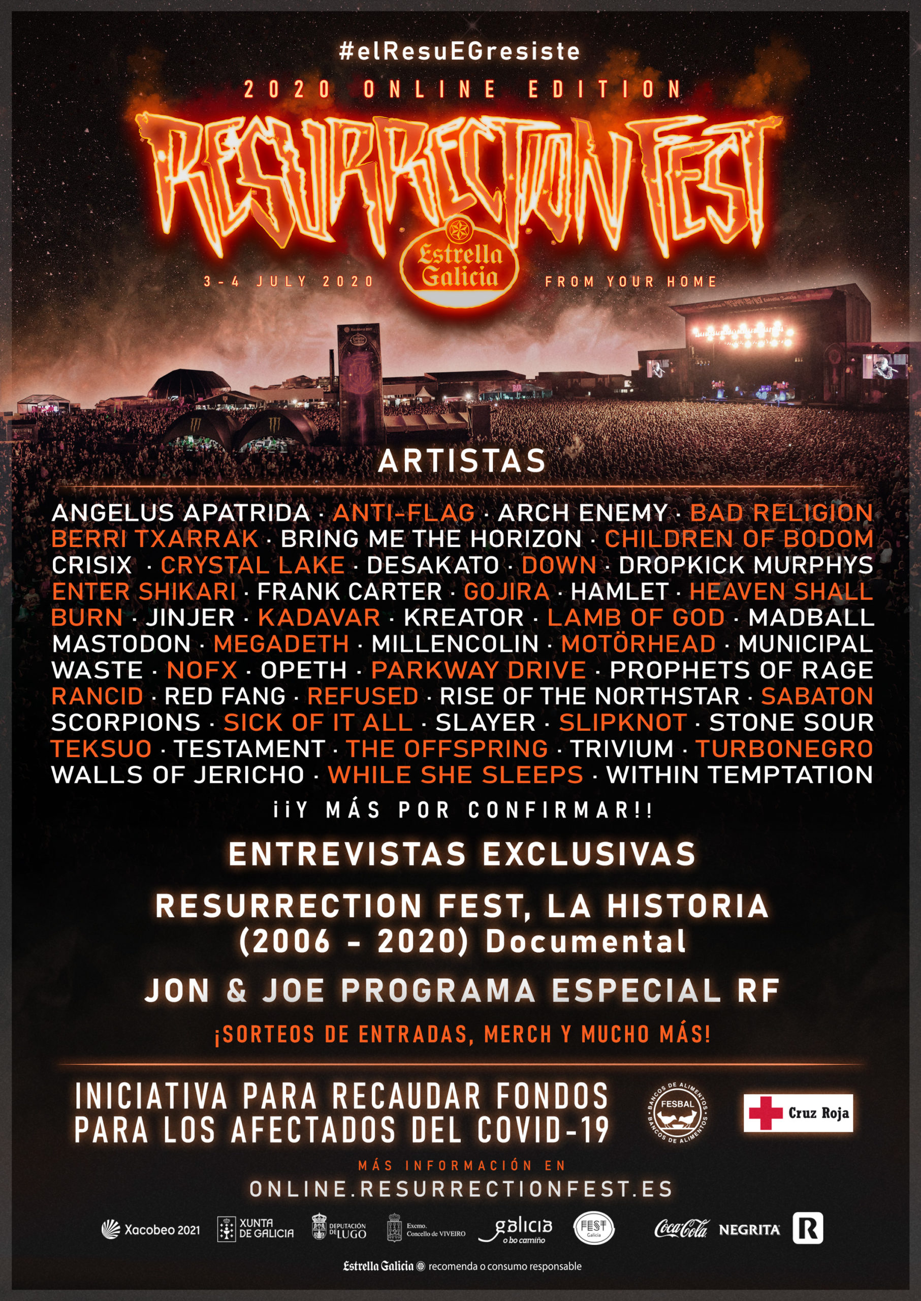Programación del Resurrection Fest Estrella Galicia Online