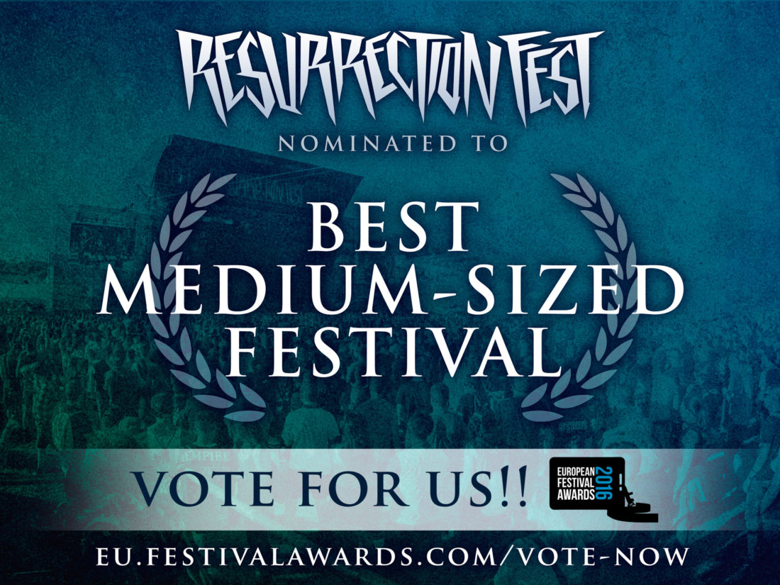 Resurrection Fest nominado a mejor festival de tamaño medio en los European Festival Awards 2016