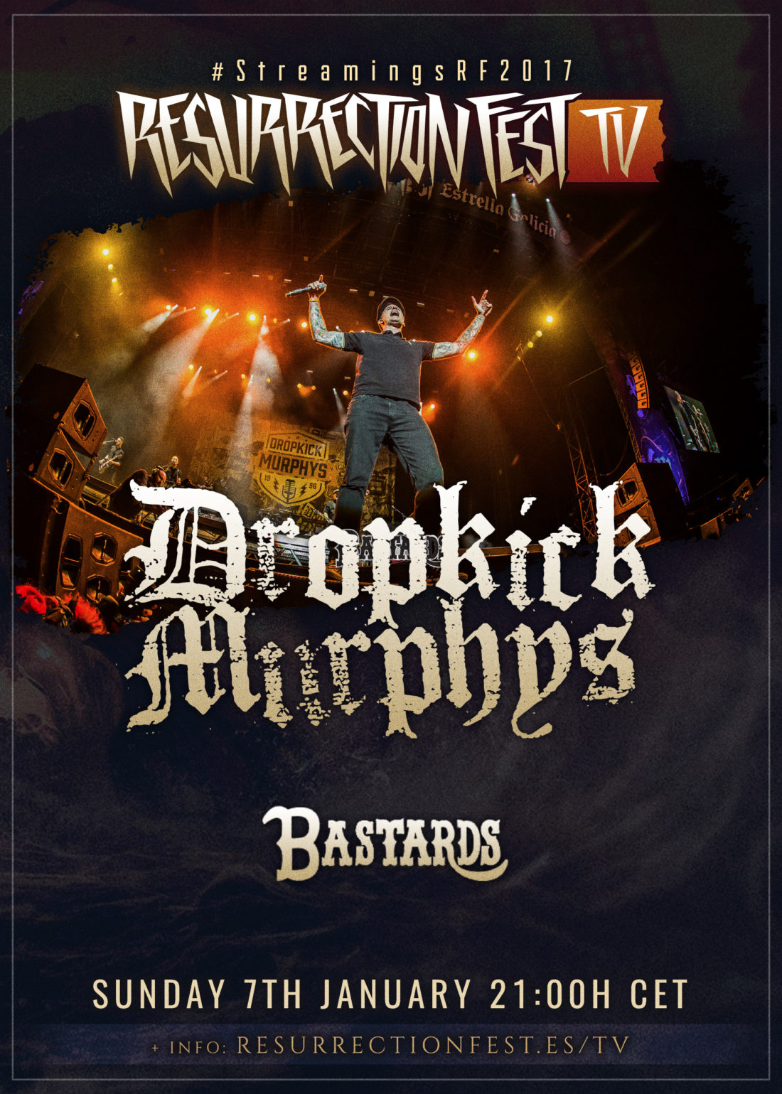 Nuevos conciertos en streaming en nuestra Resurrection Fest TV: Dropkick Murphys y Bastards