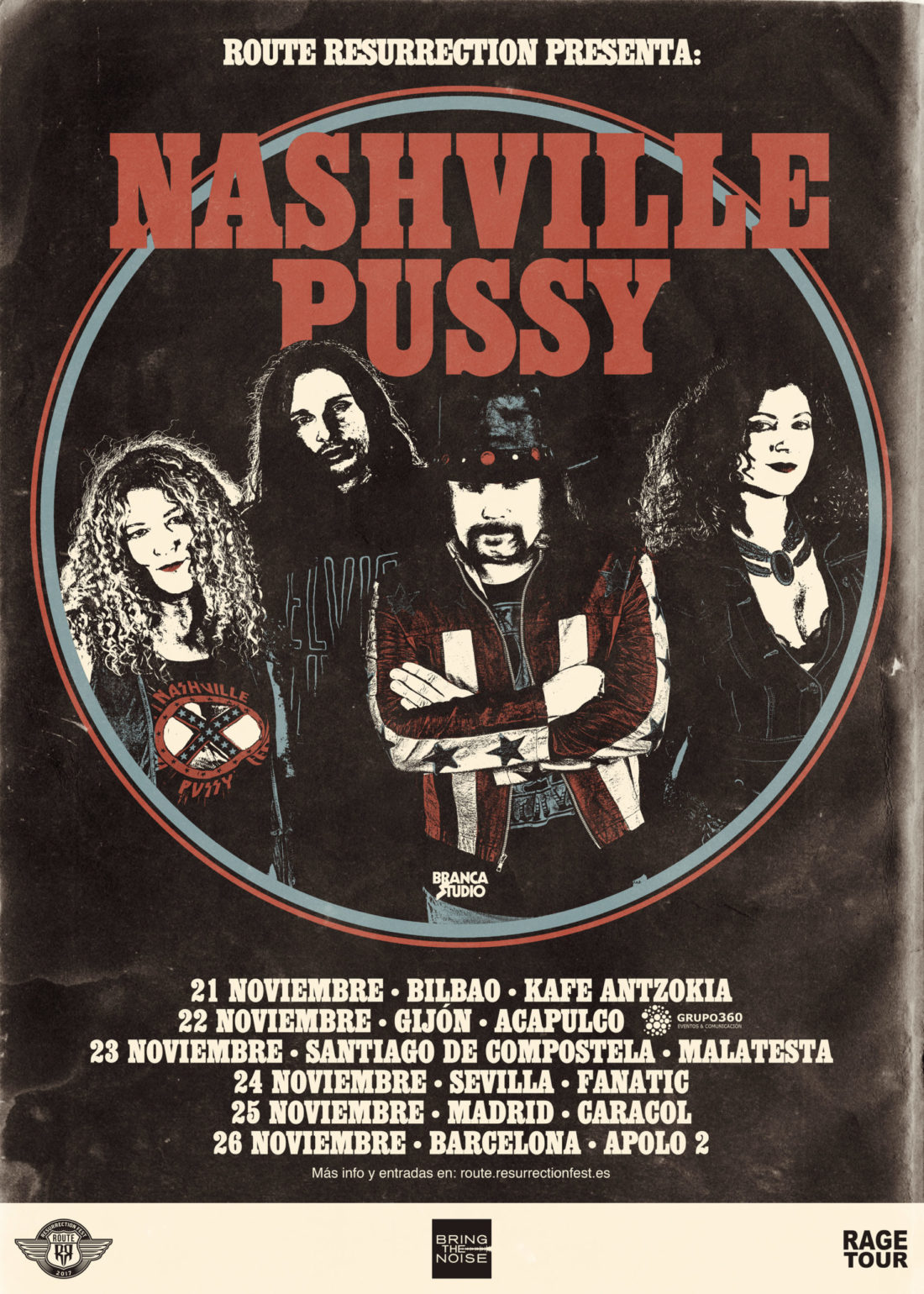 Nueva gira Route Resurrection: Nashville Pussy
