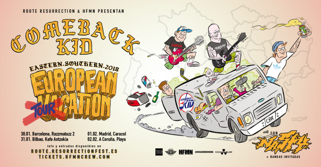 Route Resurrection Fest 2018 - Comeback Kid - Event