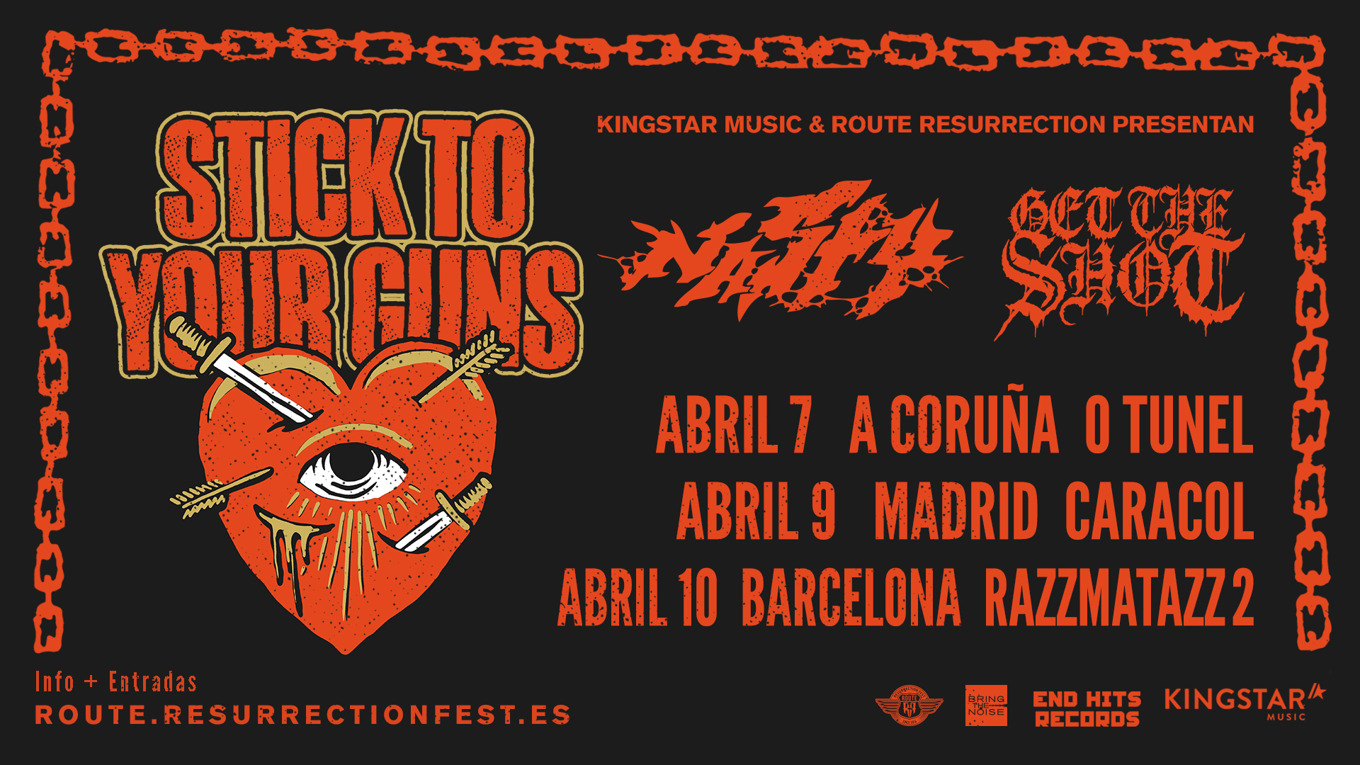 Route Resurrection Fest 2019 - Stick To Your Guns - Event
