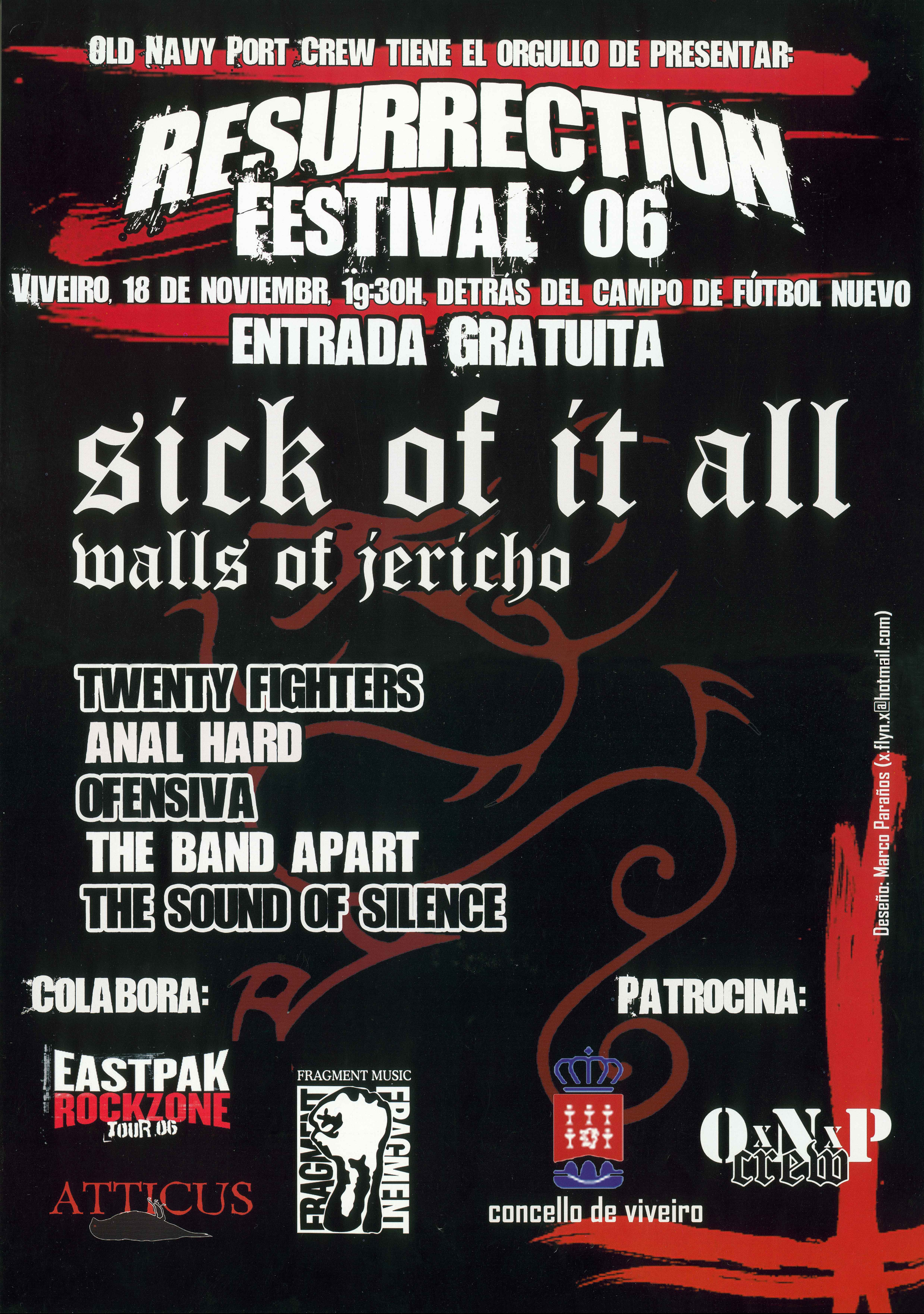 Cartel de Resurrection Fest 2006