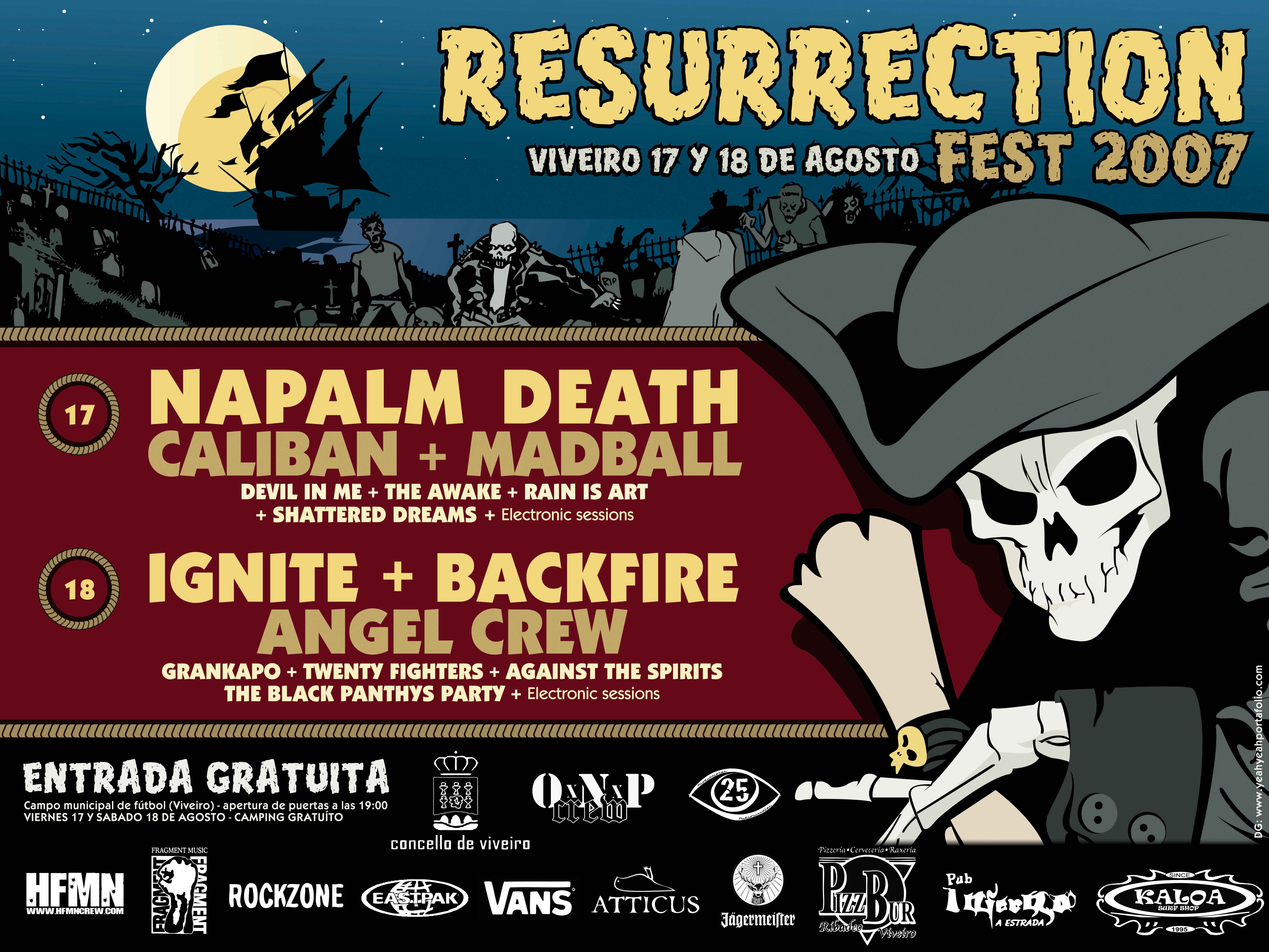 Cartel de Resurrection Fest 2007