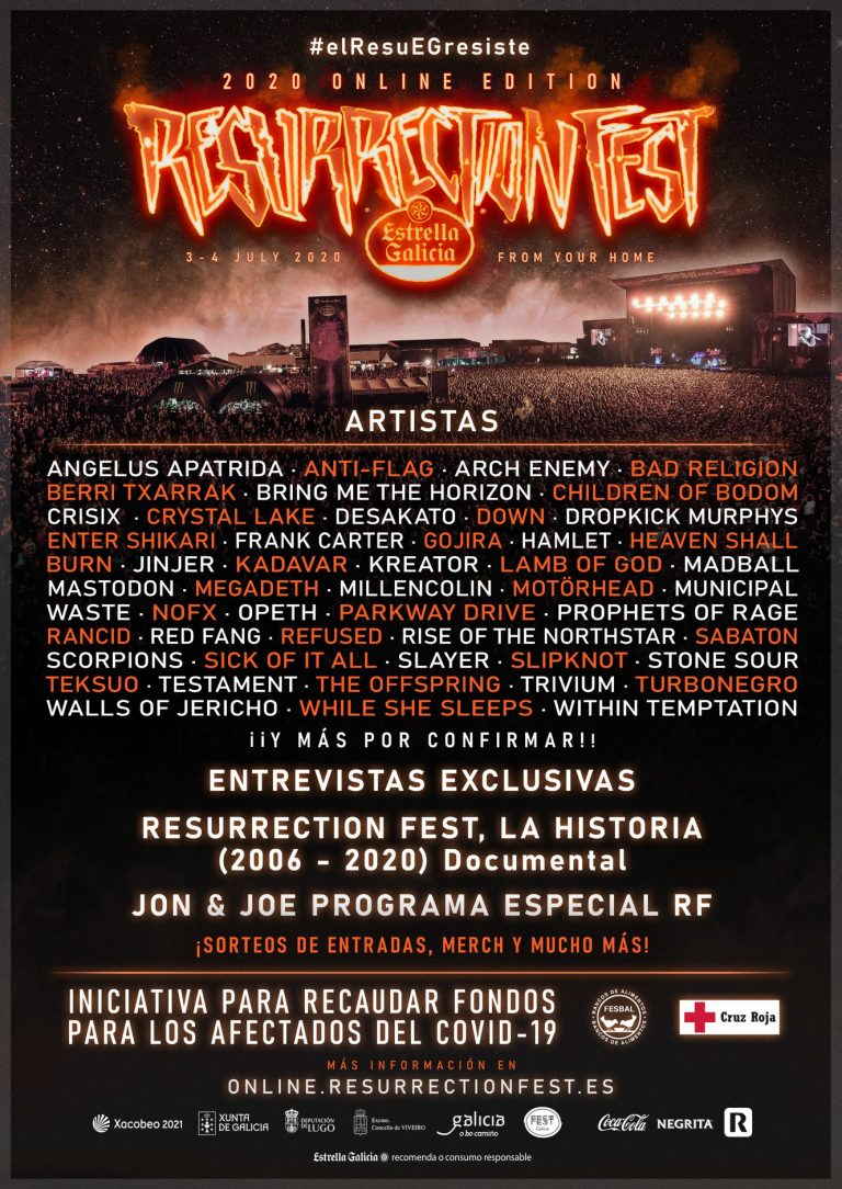 Cartel de Resurrection Fest 2020