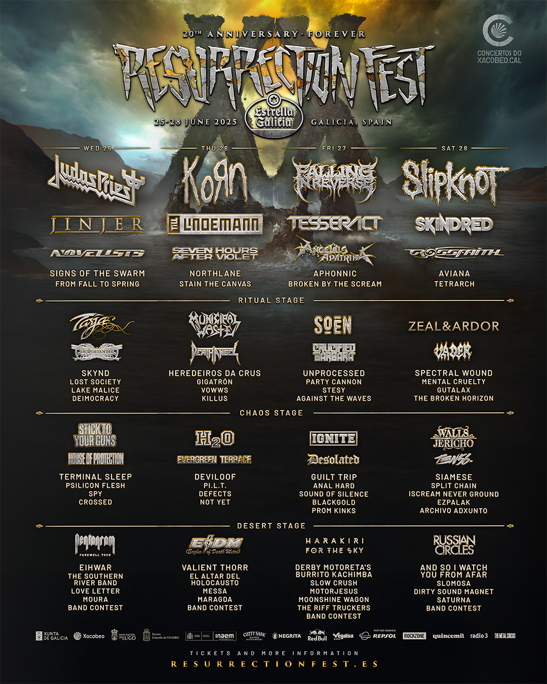 Cartel de Resurrection Fest 2025