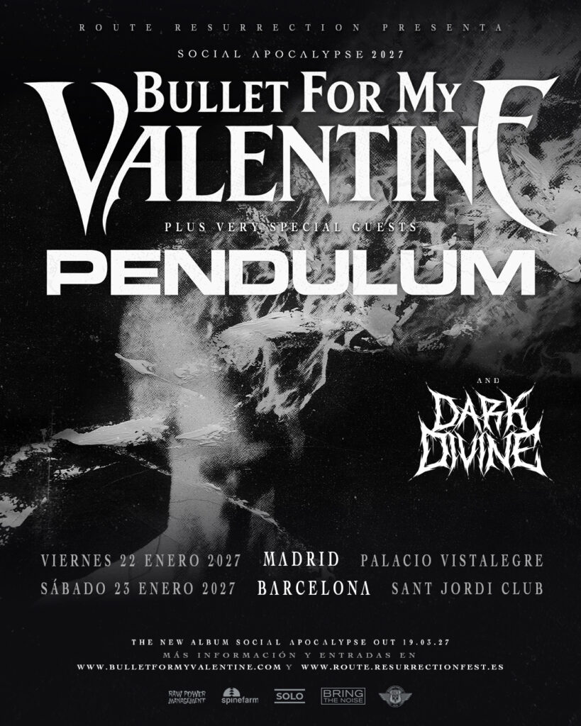 Route Resurrection: Bullet For My Valentine 2027